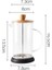 SunniMix Fransız Basın Kahve Makinesi Baskı Piston Filtre Basın Potu Mutfak Cafe 350ML Için 3