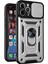 GZPLZ Sürgülü Kamera Kapağı Tpu + Pc Durumda iPhone 13 Gümüş Rengi 1