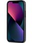 Katı Renkli Çift Toka Fermuar Kılıf iphone 13 Için Siyah 3