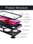 Metal + Silikon Telefon Kılıfı Için iPhone 13 Siyah 2