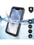 Metal + Silikon Telefon Kılıfı Için iPhone 13 Siyah 4