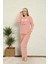 Kadın Uzun Kollu Cepli Polar Pijama Takımı 01894 1
