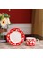 Kırmızı Demir Pencere Avrupa Dekor Modern Seramik Batı Plakaları Kemik Porselen Süsler Sofra Süslemeleri Bardak Tatlı Tepsisi | Teacup Tabak Setleri (Yurt Dışından) 3