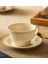 Lüks Vintage Kahve Fincanı Seramik Öğleden Sonra Çay Avrupa Tarzı Sevimli Çevre Dostu Kahve Fincanı Porselen Tazas De Cafe Drinkware 50 | Teacup Tabak Setleri (Yurt Dışından) 3