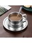 Paslanmaz Çelik Kahve Fincanı Ve Tabağı Seti Çift Katmanlı Tumbler Metal Kupa Kahve Yalıtımlı Tumblers Latte Kupalar | Kahve Kupası Ve Tabak Setleri (Yurt Dışından) 3
