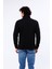 Erkek Regular Fit Balıkçı Yaka Uzun Kollu Siyah Sweatshirt 4