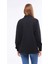 Kadın Black Regular Fit Balıkçı Yaka Uzun Kollu Siyah Sweatshirt 2