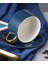 Seramik Kahve Fincanı Nordic Lüks Öğleden Sonra Çay Porselen Seyahat Eko Dostu Mate Kupası Daire Ofisi Tazas De Cafe Drinkware 50 | Teacup Tabak Setleri (Yurt Dışından) 4