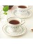 Vintage Seramik Kahve Fincanı Ve Tabağı Porselen El Boyalı Altın Ingilizce Öğleden Sonra Çay Bardağı Ve Sacer Tazza Colazione Drinkware | Kahve Kupası Ve Tabak Setleri (Yurt Dışından) 3