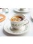 Vintage Seramik Kahve Fincanı Ve Tabağı Porselen El Boyalı Altın Ingilizce Öğleden Sonra Çay Bardağı Ve Sacer Tazza Colazione Drinkware | Kahve Kupası Ve Tabak Setleri (Yurt Dışından) 4