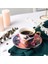 Seramik Lüks Kupası Avrupa Tarzı Öğleden Sonra Çay Yeniden Kullanılabilir Çevre Dostu Mate Kupası Ve Tabağı Seyahat Tazas De Cafe Drinkware 50 | Teacup Tabak Setleri (Yurt Dışından) 2