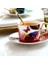 Seramik Lüks Kupası Avrupa Tarzı Öğleden Sonra Çay Yeniden Kullanılabilir Çevre Dostu Mate Kupası Ve Tabağı Seyahat Tazas De Cafe Drinkware 50 | Teacup Tabak Setleri (Yurt Dışından) 4