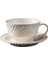 Basit Lüks Seramik Kahve Fincanı Ve Tabağı Süt Kahve Fincanı Ingilizce Çiçek Çay Bardağı Ev Cafe Kahve Fincanı Seti Tasse Drinkware | Kahve Kupası Ve Tabak Setleri (Yurt Dışından) 1