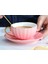 Avrupa Seramik Işık Lüks Tabağı Seti İle Sevimli Kahve Fincanı Porselen Modern Basit Öğleden Sonra Çay Bardağı Ofis Drinkware 200Ml | Kahve Kupası Ve Tabak Setleri (Yurt Dışından) 5