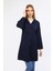 Çamdalı Iş Elbiseleri - Lacivert Alpaka Kadın Önlük - Lacivert Kadın Iş Önlüğü 2