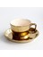 2 Takım 250 Ml Altın Kaplama Seramik Çay Kahve Fincanı Daire Seti Avrupa Tarzı Beyaz | Teacup Tabak Setleri (Yurt Dışından) 1