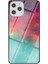 Apple Iphone 12 6.1 Inç Uyumlu Gökyüzü Desenli Temperli Cam Pc Tpu Korumalı Telefon Kılıfı - Çok Renkli (Yurt Dışından) 1