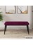 Concept Are Serisi, 80X132 Benchli Açılabilir Siyah Mermer Desen Mutfak Masası Takımı, 4 Sandalye 1 Bench 3