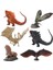 6pcs Yanan Godzilla Gojira Kral Ghidorah Mothra Rodan Action Figure Oyuncaklar (Yurt Dışından) 1