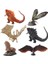 6pcs Yanan Godzilla Gojira Kral Ghidorah Mothra Rodan Action Figure Oyuncaklar (Yurt Dışından) 2