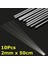Yeni Araç 10PCS 2mm 50CM Metal Alüminyum Magnezyum Gümüş Kaynak Çubukları Tel Elektrot 3