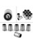 Gravür Makinesi Için 12PC LM8UU 8mm Lineer Hareket Rulmanları Bilyalı Rulman 4