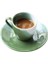 Yeşil Vintage Kahve Fincanı Minimalistin Dışında Minimalist Çay Kahve Fincanı Seramik Yeniden Kullanılabilir Içme Ürünleri | Kahve Kupası Ve Tabak Setleri (Yurt Dışından) 1