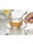 Desen Tasarımı Kahve Fincanı Latte Cam Tabağı İle Çevre Dostu Espresso Çay Bardaklar Sunucer Seti Seyahat Çay Fincanı | Kahve Kupası Ve Tabak Setleri (Yurt Dışından) 1