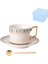 Lüks Avrupa Kahve Fincanı Porselen Kemik Çini Öğleden Sonra Çay Seyahat Kahve Fincanı Set Çevre Dostu Tazas Ev Ürünleri 50 | Teacup Tabak Setleri (Yurt Dışından) 1