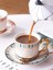 Lüks Avrupa Kahve Fincanı Porselen Kemik Çini Öğleden Sonra Çay Seyahat Kahve Fincanı Set Çevre Dostu Tazas Ev Ürünleri 50 | Teacup Tabak Setleri (Yurt Dışından) 3