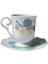 Çiçek Nordic Çay Kupası Porselen Modern Zarif Yaratıcı Kullanımlık Çay Bardağı Set Sevimli Kahve Taza Desayuno Içme Bs50Bd | Kahve Kupası Ve Tabak Setleri (Yurt Dışından) 1