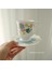 Çiçek Nordic Çay Kupası Porselen Modern Zarif Yaratıcı Kullanımlık Çay Bardağı Set Sevimli Kahve Taza Desayuno Içme Bs50Bd | Kahve Kupası Ve Tabak Setleri (Yurt Dışından) 3