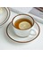Japon Retro Kahverengi Kahverengi Kupası Kupalar El Boyalı Süt Çay Kupası Kafe Öğleden Sonra Çay Bardağı Ve Tabağı Seti Vaso Para Cafe Drinkware | Kahve Kupası Ve Tabak Setleri 2