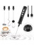 Elektrikli Süt Frother 3 In1 Mikser Blender 3 Bıyık İle El El Sanatları Usb Şarj Süt Köpük Yumurta Mikser Kahve, Latte, Cappuccino | Sütlüler (Yurt Dışından) 1