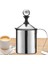 Manuel Süt Frother Seti 800Ml, Paslanmaz Çelik Çift Örgü Süt Köpürme Sürahi, Cappuccino & Amp Için Süt Kremi; Amp;Fantezi Kahve | Sütlüler (Yurt Dışından) 3