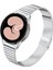 Samsung Galaxy Watch4 Için Çift Toka Çelik Kordonlu Saat 44MM Gümüş (Yurt Dışından) 2