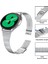 Samsung Galaxy Watch4 Için Çift Toka Çelik Kordonlu Saat 44MM Gümüş (Yurt Dışından) 4