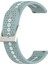 Samsung Galaxy Watch4 Için Silikon Nefes Izle Kayışı 44MM Rock Cyan + Beyaz (Yurt Dışından) 1