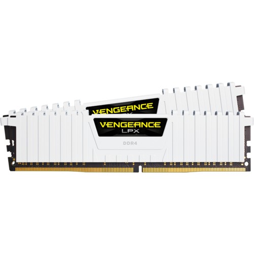 CORSAIR CMK16GX4M2D3000C16W VENGEANCE LPX 16GB (2 X 8GB) DDR4 DRAM 3000MHZ C16 MEMORY KİT - BEYAZ