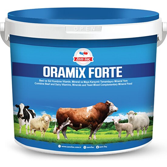 Zem Oramix Forte Vitamin Katkılı Toksin Bağlayıcı Yem Katkısı 20 kg