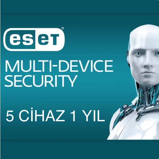 Eset Multi Device Security Pack 2023 / 5 Cihaz 1 Yıl Dijital Lisans