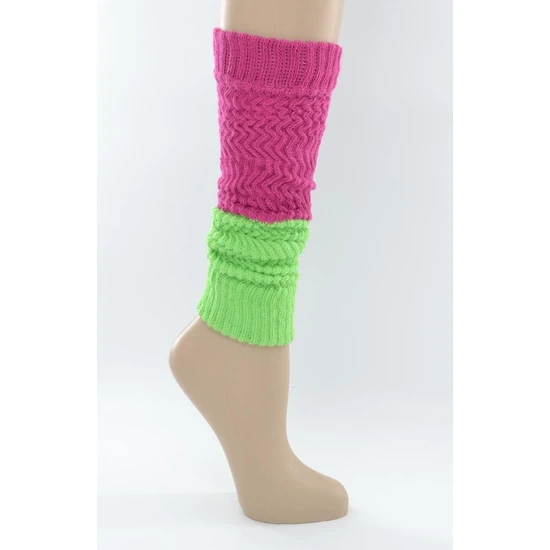 Dode Flora Kadın Renkli Tozluk Aerobik Bot Çorap