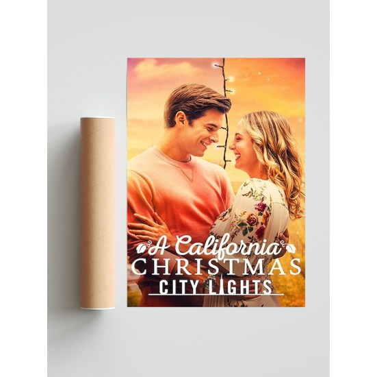 A California Christmas City Lights Ingilizce Poster Fiyatı