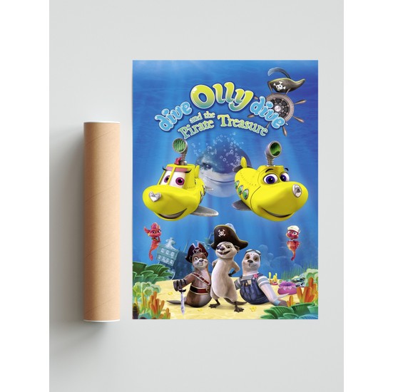 Dive Olly Dive And The Pirate Treasure Ingilizce Poster Fiyatı