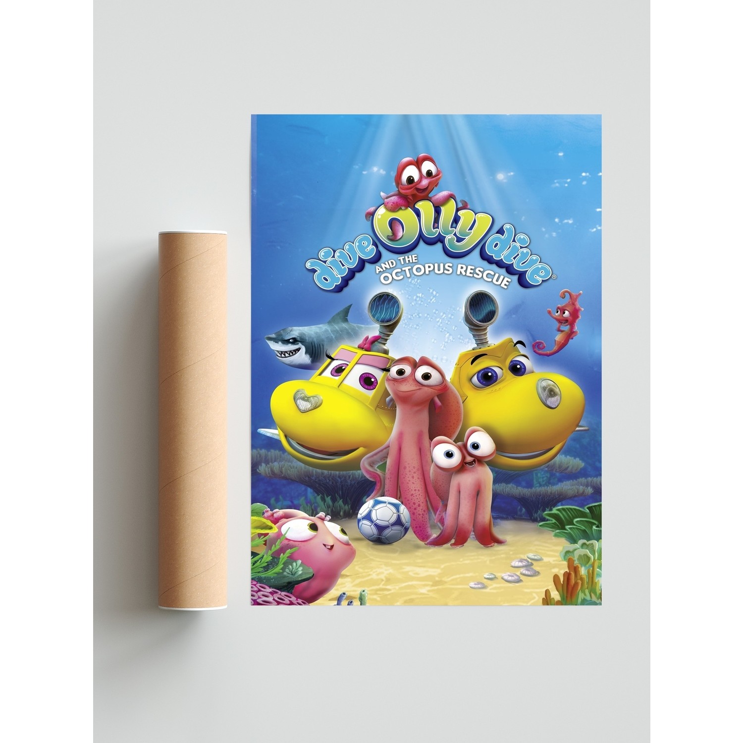 Dive Olly Dive And The Octopus Rescue Ingilizce Poster Fiyatı