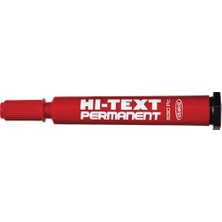 Noki Hı-Text 830-PC Kesik Uçlu Markör Permanent Kalem 12'li Kırmızı