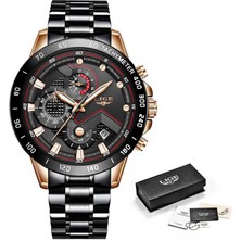 Lıge Mens Watches Sports Chronograph Quartz Watch-2