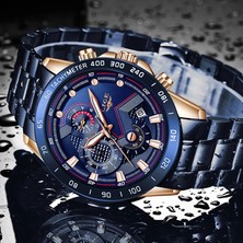 Lıge Mens Watches Sports Chronograph Quartz Watch-2