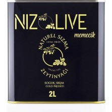 Niz Olive Memecik Naturel Sızma Soğuk Sıkım Zeytin Yağı 2 Lt