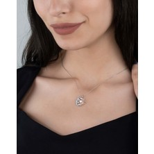 Else Silver Sedef Taşlı Gümüş Mihrimah Kolye